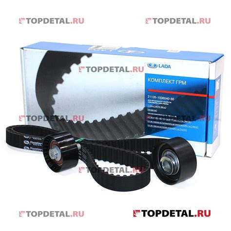 Комплект ГРМ ВАЗ-2170,11194 16 кл. (ремень+2 ролика) (GATES K015631XS ...