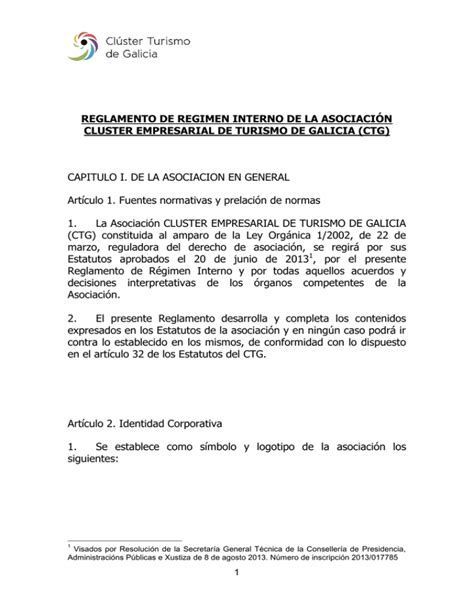 REGLAMENTO DE REGIMEN INTERNO DE LA ASOCIACIÓN