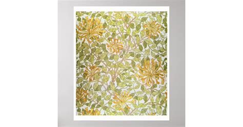 Honeysuckle Design 1883 Poster Zazzle