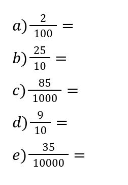 Como transformar Frações Decimais em Números Decimais - NG Matemática