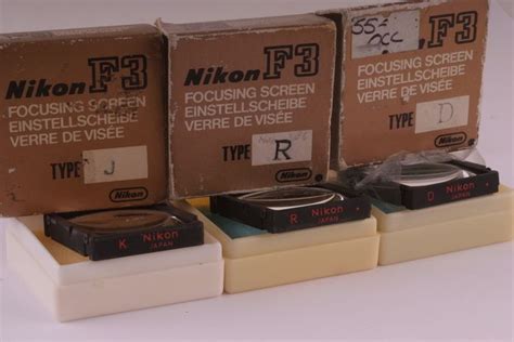 Nikon F3 3 Focusing Screens Type K R And D Catawiki