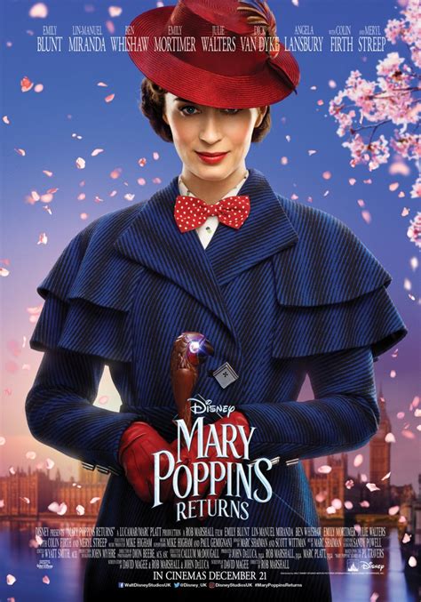 Cartel De La Película El Regreso De Mary Poppins Foto 28 Por Un Total