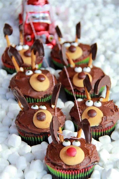 Chocolate Reindeer Cupcakes Half Baked Harvest