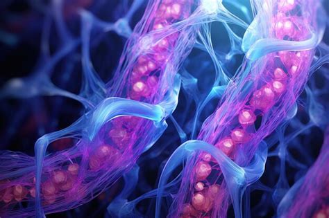 Premium AI Image | An elongated bacterial colony with intertwining ... 