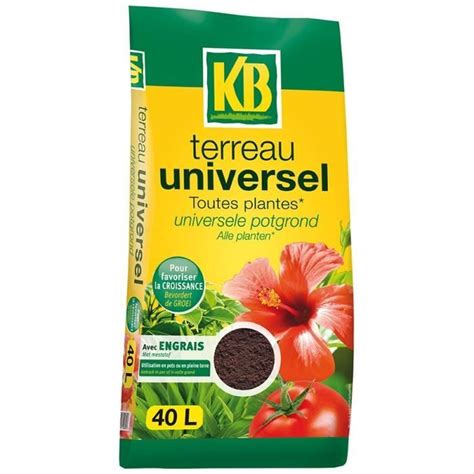 Kb Terreau Universel L Cdiscount Jardin