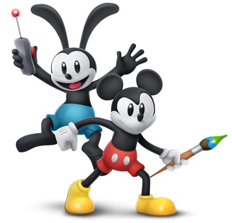 Mickey Mouse and Oswald the Lucky Rabbit - SSBU by ItsUrBoiJC38 on ...