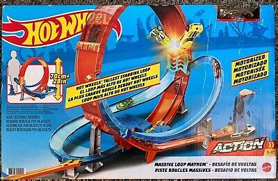Hot Wheels Massive Loop Mayhem Track Hot Toys Hub