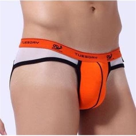 Hot Patchwork Men G String Thong Underwear Comfort Cotton Jockstrap Sides Transparent Mesh Back