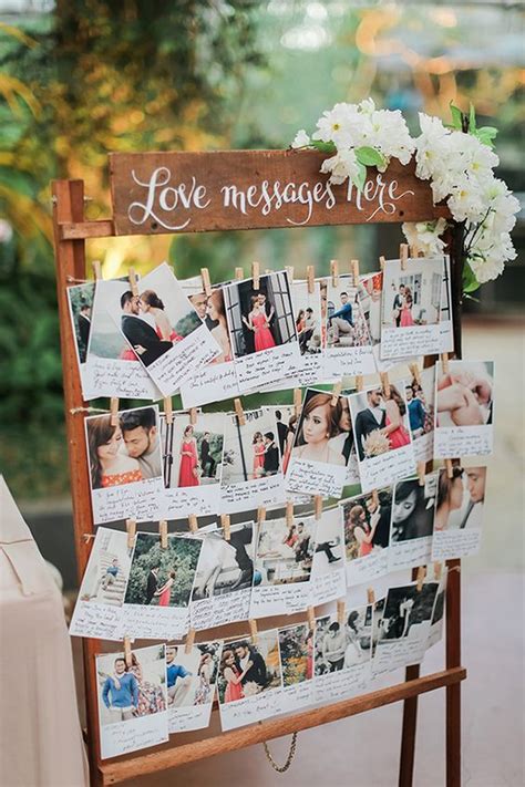 Creative Polaroid Wedding Guest Book And Decoration Ideas