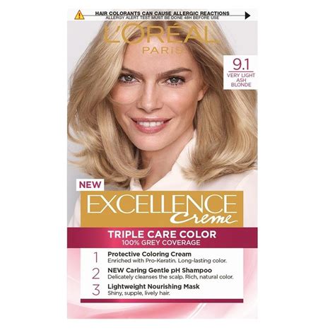 Loreal Paris Excellence Крем боя за коса цвят N9 1 Natural Ash Blonde