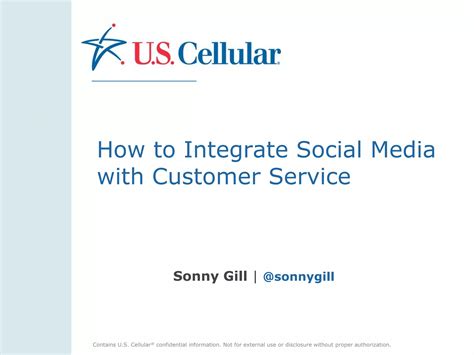 How to integrate social media with customer service, presented by Sonny