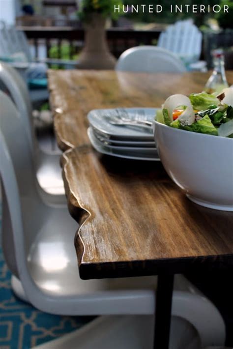 Diy Live Edge Dining Room Table At Paige Cremean Blog