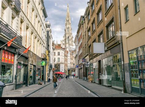 The Beautiful Medieval Town Of Bruge In Belgium Stock Photo Alamy