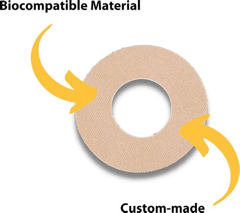 Diac Fixing Pavement For Freestyle Libre Pieces Of Nude Diabetes Sensor Patches