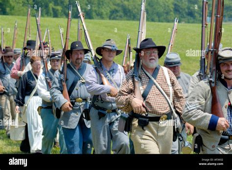 American Civil War reenactment Stock Photo - Alamy