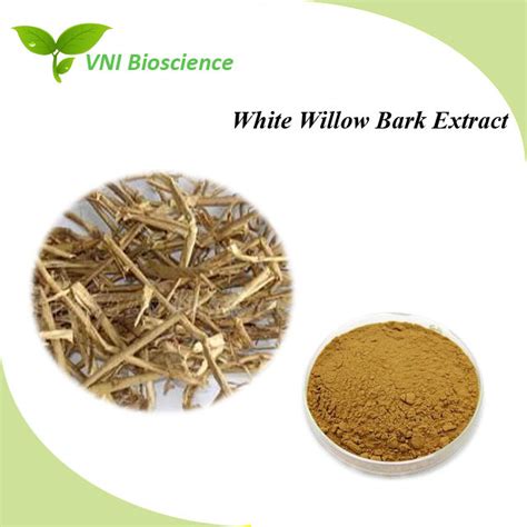 Kosher Halal Certified Natural White Willow Bark Extract China