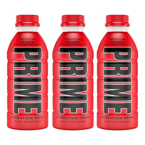 Prime Tropical Punch Hydration Drink 500ml Exotic Hydration Al Saqer Alabiad Health Food