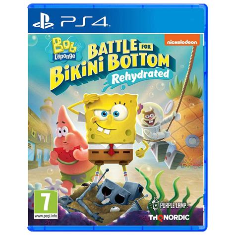 Spongebob Squarepants Battle For Bikini Bottom Rehydrated Ps Musical Paradise Cd Dvd