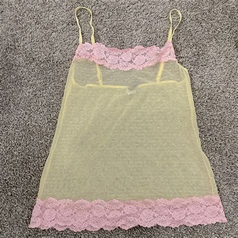 Adore Me Intimates Sleepwear Adore Me Sheer Polka Dot Lingerie Top Poshmark