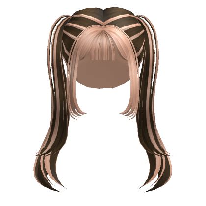 Brown W Blonde Anime Celebrity Pigtails Roblox