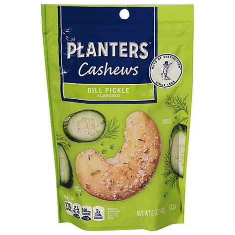 Planters Cashews Dill Pickle Flavored 5 Oz Buehlers