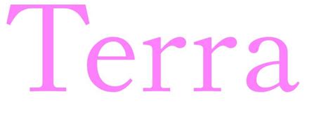 terra   girls meaning popularity  origin