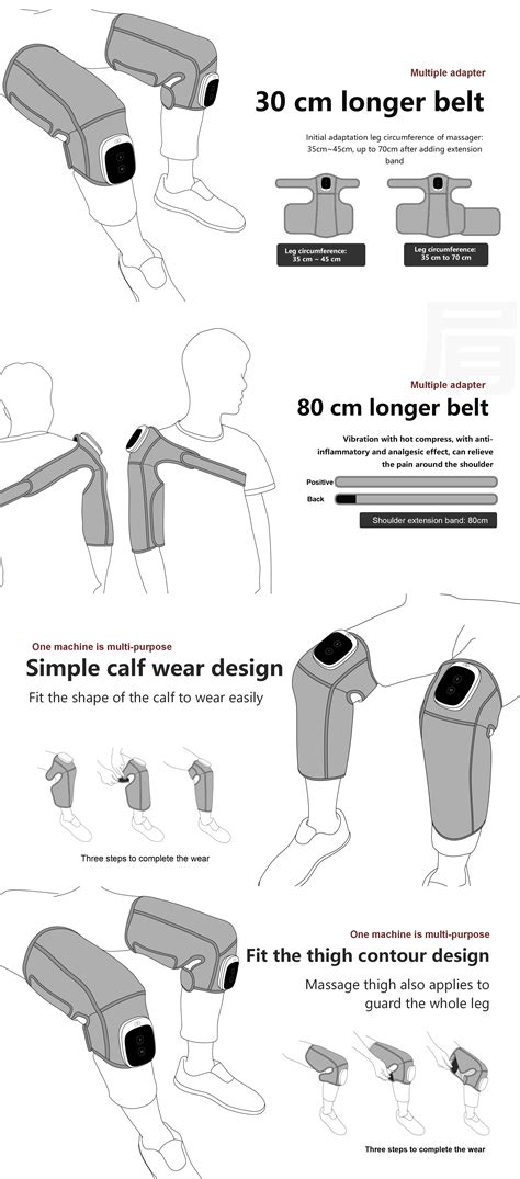 Smart Hot Compress Knee Relaxing Massager Electric Arthritis Knee