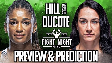 UFC Orlando Angela Hill Vs Emily Ducote Preview Prediction YouTube