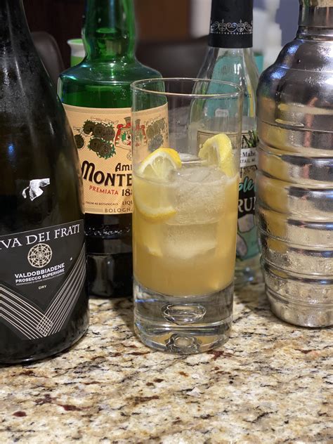 Montenegro 75. Might be my new fave. : r/cocktails