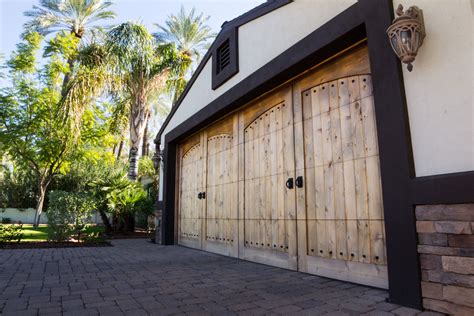 Custom Cedar Overlay Garage Doors In Phoenix Az We Can Bring Our