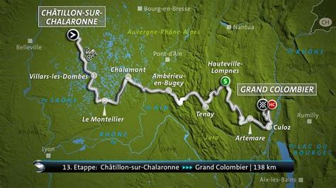 Tour De France Etappe Chatillon Sur Chalaronne Grand Colombier