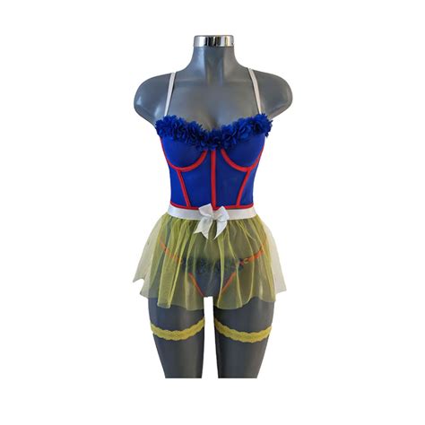 Disfraz Lencería Para Adulto Blanca Nieves Avidaal Lingerie