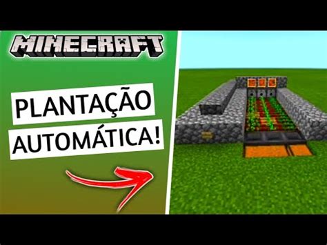 Como Fazer Planta O Autom Tica No Minecraft Youtube