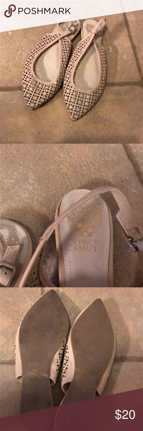 Vince Camuto Nude Slingback Size Slingback Vince Nude Flats