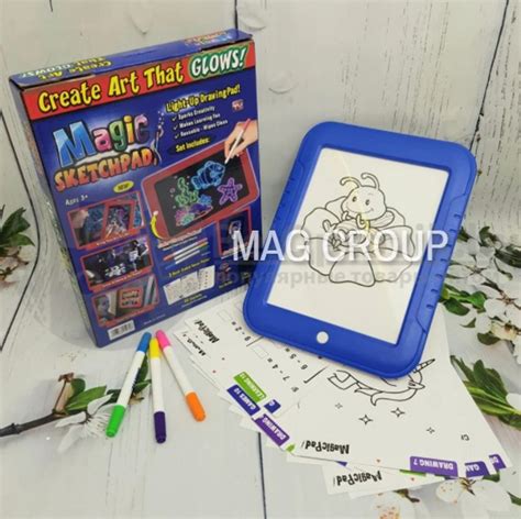 Дитячий планшет для малювання з підсвічуванням Magic Pad Deluxe – фото ...