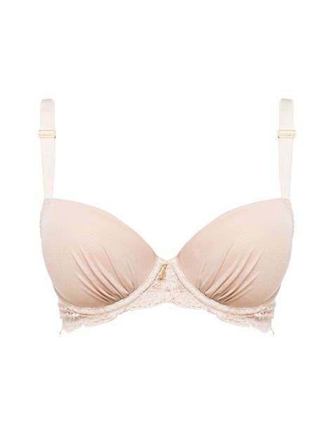 Angelina Push Up Bra Nude Bonbon Lingerie Wolf Badger