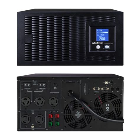 CyberPower Smart App Online Double-Conversion UPS — 5000VA / 4500W 208V L6-30P 4U Rackmount (with External Extended Runtime Battery Module / NEMA) (OL5000RM4U-EBM-KIT-NEMA)