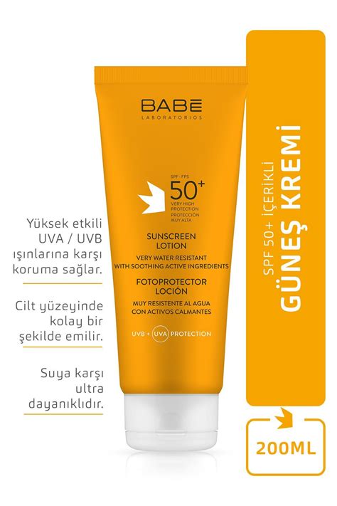 Babe Sunscreen Spf Ml G Ne Losyonu