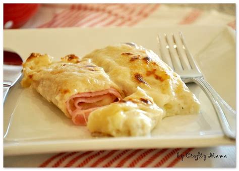 Блинчики с ветчиной и сыром