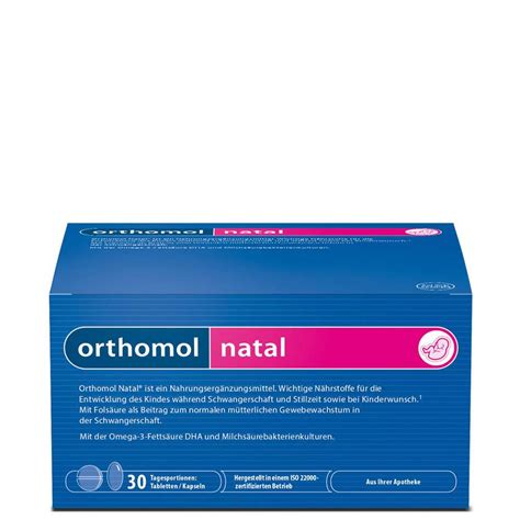 Orthomol Natal 30 Granules Capsules German Drugstore