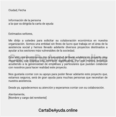 Cartas Para Pedir Colaboraci N Empresas