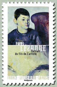 Stamp Paul Cézanne Portrait of the artist s son France Portraits Yt