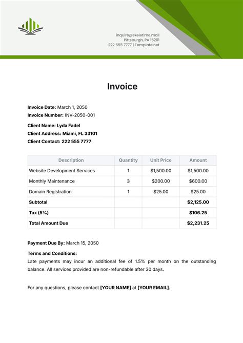 Free Utility Bill Template To Edit Online