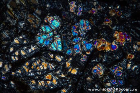 Olivine Thin Section Nesosilicates Microckscopic