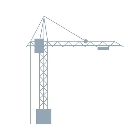 Objeto Vectorial De Color Semiplano De Gr A Torre Vector Premium