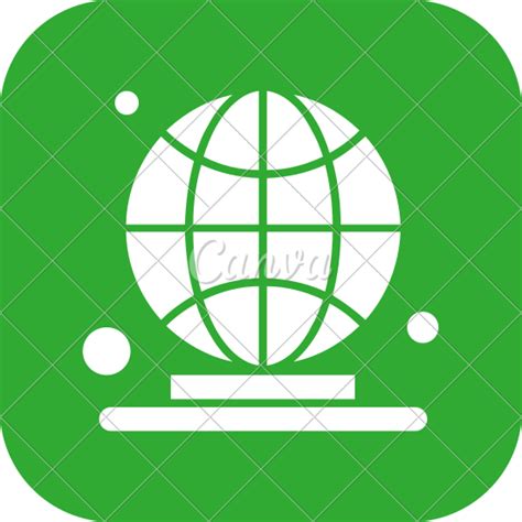 Earth Globe Icon 素材 Canva可画