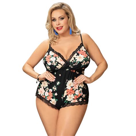 Plus Size Sexy Lingerie Sleepwear Chic Lover Plus Size Clothing