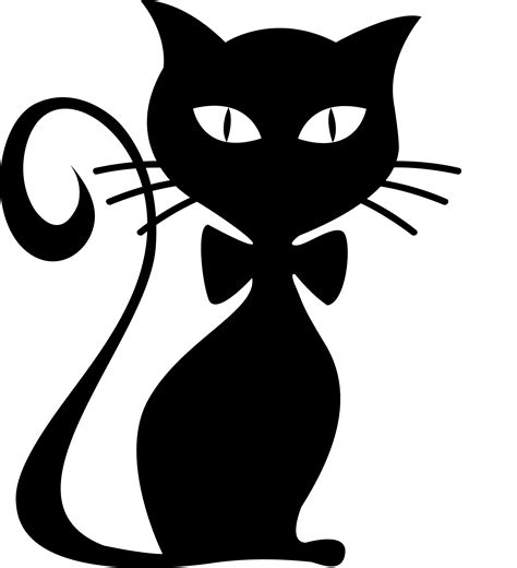 Gato Negro Png Vector Gatos Siluetas Figuras Animadas Gato Negro