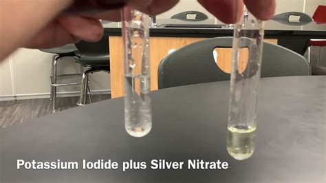 Potassium Iodide Plus Silver Nitrate Youtube