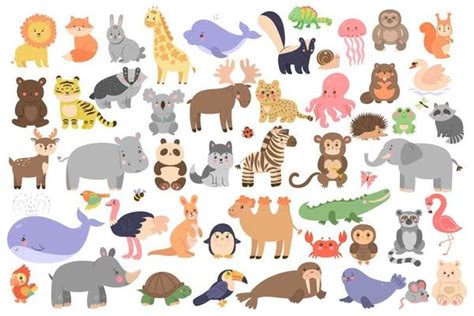 Jungle Animals Vector Art, Icons, and Graphics for Free Download